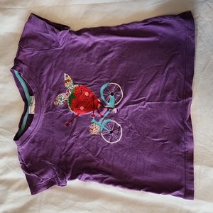 Hanna Andersson purple strawberry short 110 5